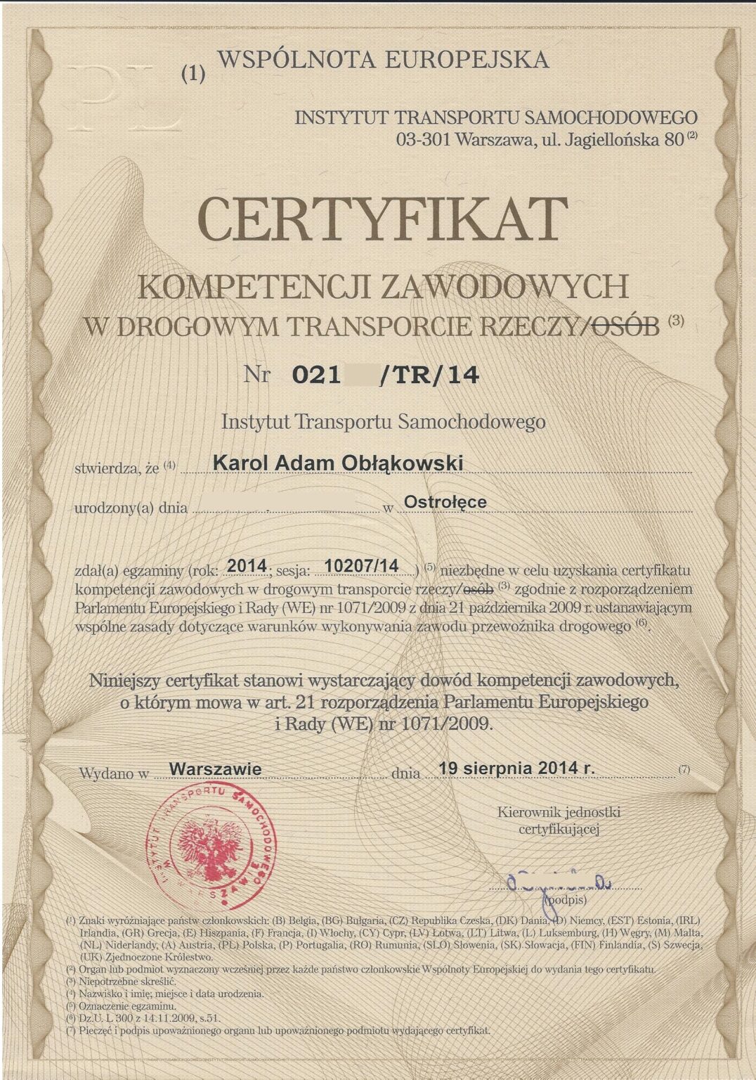 Zarządzający transportem